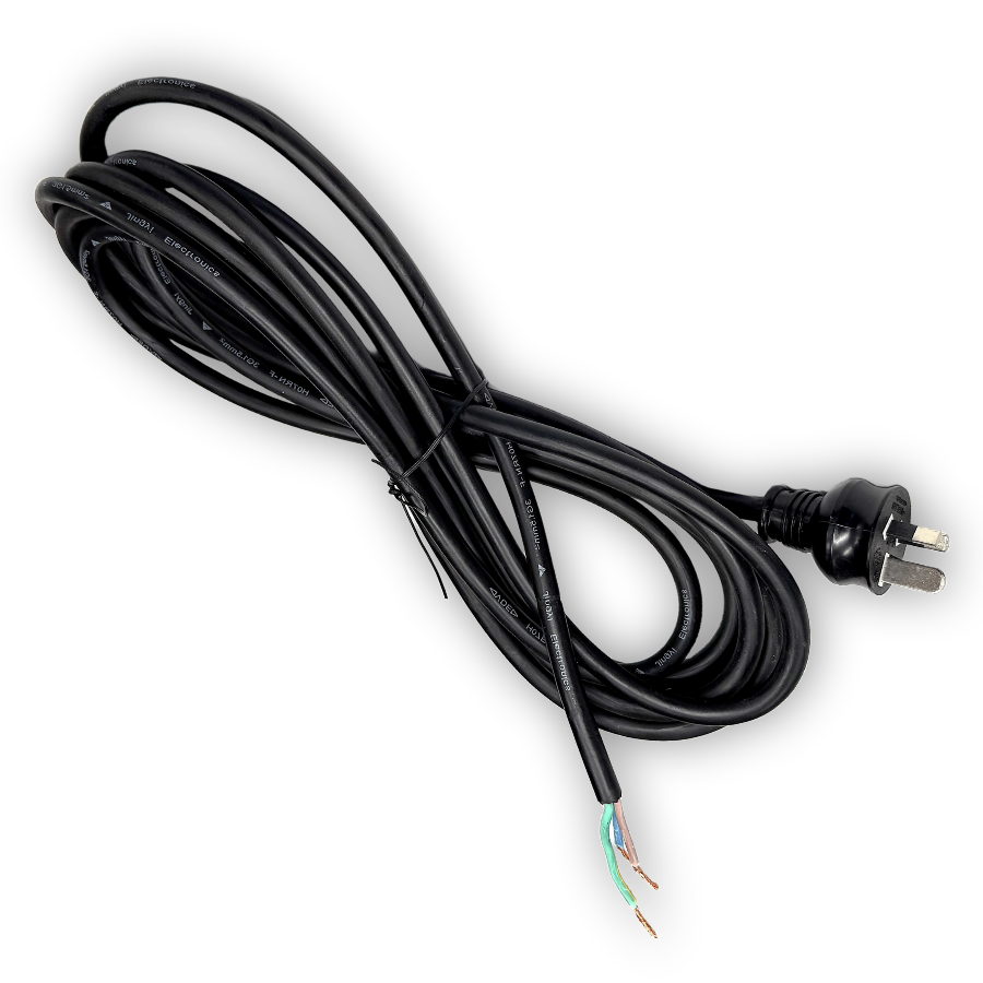 15amp mains power cable, 5m, 3 core