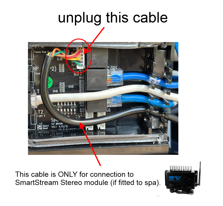 Smartstream Stereo cable to be removed