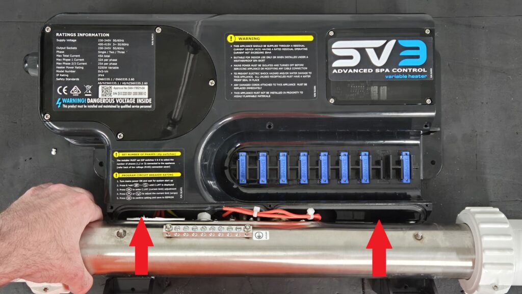 Roll heater tube